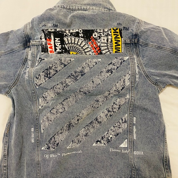 Off White Jean Jacket - Picture 2 of 7